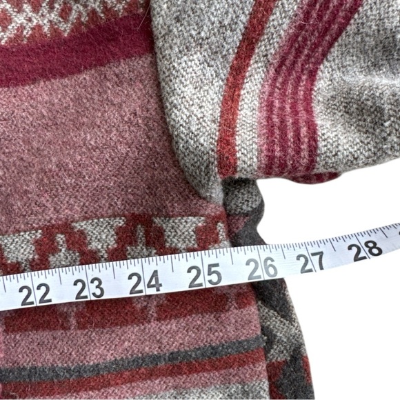 La Miel Bohemian Aztec Oversized Jacket Size Small - Picture 4 of 5